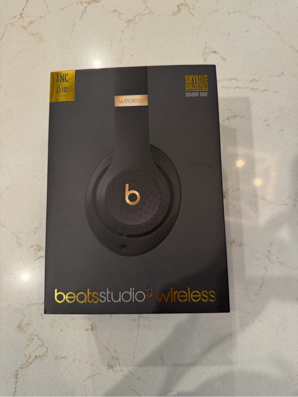 Beats by Dre Wireless Headphones - Shadow Gray with Gold Trim